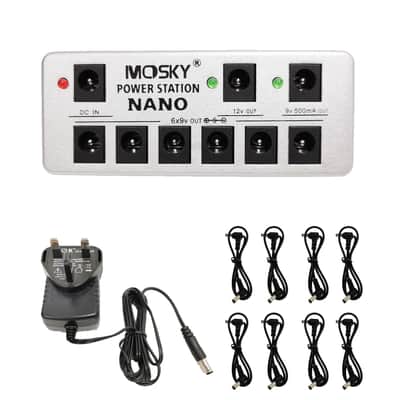 Mosky NANO Power Supply 8 Outputs for 9V 12V Effect Pedal,price include the import duty for US buyer image 4