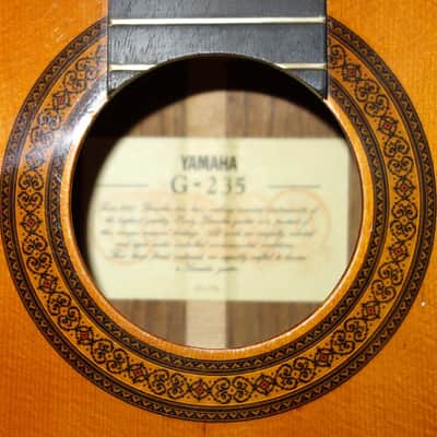Vintage Yamaha G235 Nylon String Classical Guitar w/Rosewood Bridge image 18