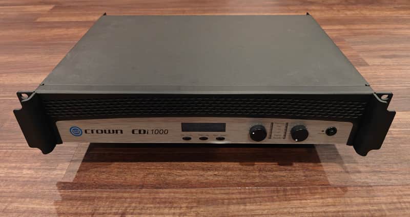 Crown CDi 1000 DSP 2-Channel 1000w LCD 70V 140V Ceiling Speaker Power Amplifier Pro Audio Sound image 1