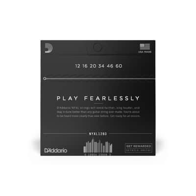 D'Addario NYXL1260 X Heavy Electric Guitar Strings, Optimized for C Tuning 12-60 image 4