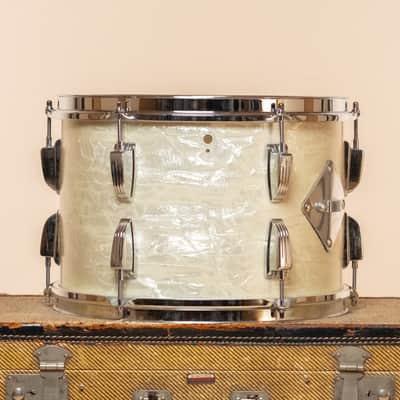 1960s Ludwig Tom in White Marine Pearl - 9x13 image 3