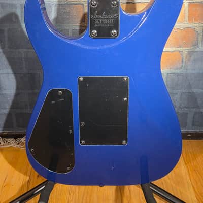 Jackson JS Series JS32Q DKA Dinky Archtop Amaranth Fretboard Transparent Blue image 18