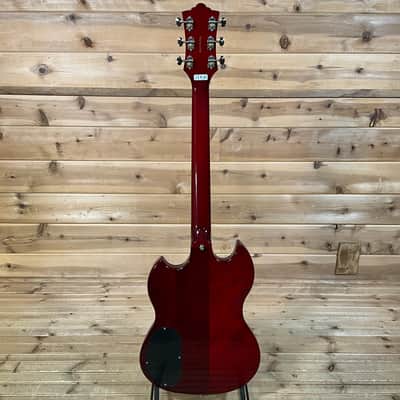 Guild Polara Deluxe Electric Guitar - Cherry Red image 5
