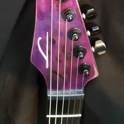 Legator Ninja N6SS(WATCHLIST OFFER)Super Shred Series Ultra-Fast Neck Profile, Ebony, Stainless Steel Frets, Locking Tuners! 2024 - Magenta Burl image 7