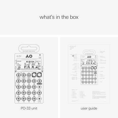 teenage engineering PO-33 KO Pocket Operator Micro Sampler image 7