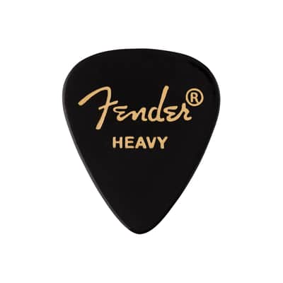 Fender 351 Celluloid Picks - Heavy (12)