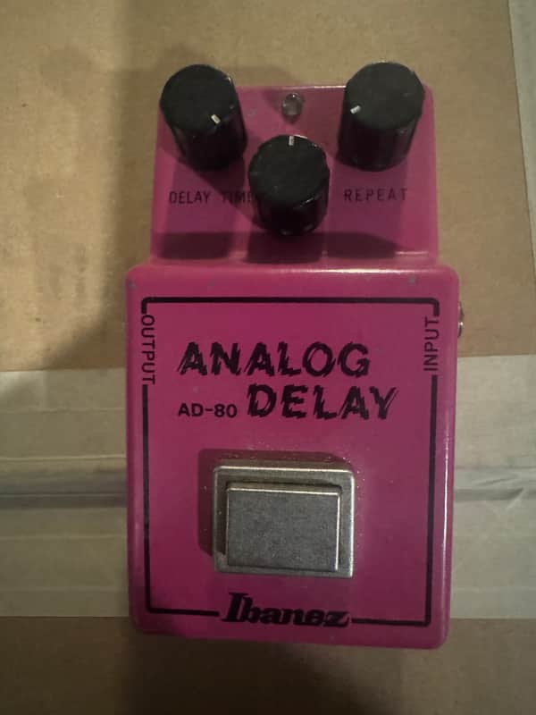Ibanez AD-80 Analog Delay 1980 - Pink image 1