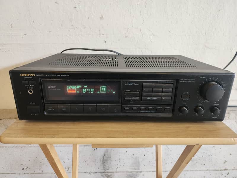 Onkyo TX-900 Stereo Receiver Quartz Synthesized Tuner Amp Tested Works image 1