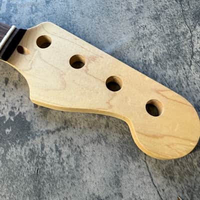 BMC Bass Guitar Neck Precision Bass® 21 Fret Canadian Maple/Rosewood Natural Satin Finish image 2