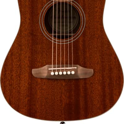 Fender California Standard Redondo Mini Dreadnought Acoustic Guitar, Sapele Top, Natural Sapele image 1
