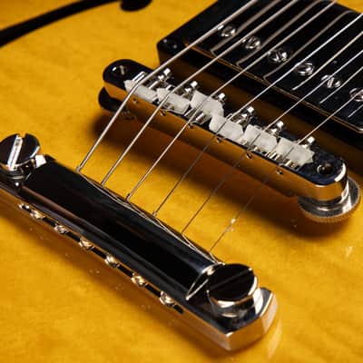 2024 - Gibson Custom Shop PSL '64 ES-335 Figured Reissue Gloss Green Lemon 7.11 #140497 image 14