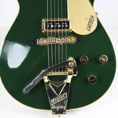 Gretsch G6128T-CG Duo Jet Cadillac Green MIJ ’57 Duo Jet 1957 Reissue Bigsby +OHSC w/COA ~MINTY~ image 15