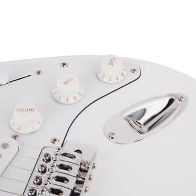 Ukscs Rosewood Fingerboard Electric Guitar - White image 7