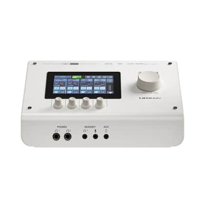 Yamaha URX44V-W 6 in / 4 out dual USB-C AV Interface, touchscreen, white image 1