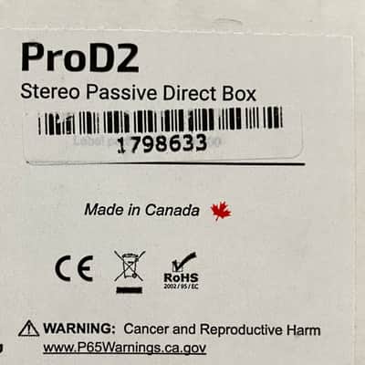 Radial ProD2 Stereo Direct Box - ( SNR-8633 ) image 6