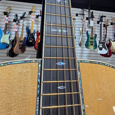Martin D-42L Modern Deluxe Acoustic Guitar - Natural w/OHSC & PLEK*D #556 image 5