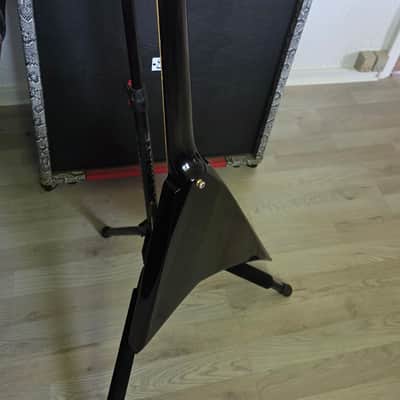 Jackson RR1 Custom Randy Rhoads 1984 San Dimas Custom Shop Offset Flying V Black PRE-Fender era image 14