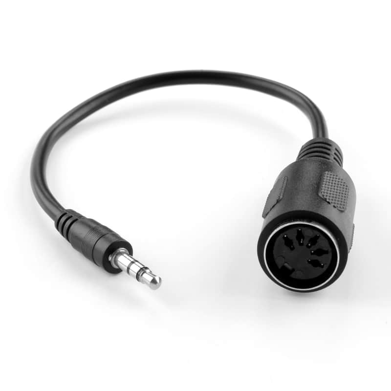 TRS DIN Sync Breakout Adapter Cable for Arturia Beatstep Pro DrumBrute Keystep - TRS 3.5mm 1/8" image 1