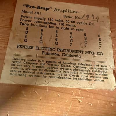 1951 Tweed Fender Pro Amp As Pictured image 5