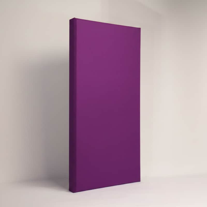 Beveled Acoustic Wall Panel | Grape | Professional Sound Absorbing Panel | Recording Studio, Home Studio, Mixing Room, Podcast Studio, Home Theater, Listening Room, Broadcast Studio, Streaming Room, Office & Vocal Booth | Made in USA image 1