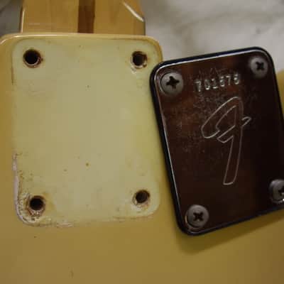 Fender Telecaster 1976 Olympic White to Blond image 13