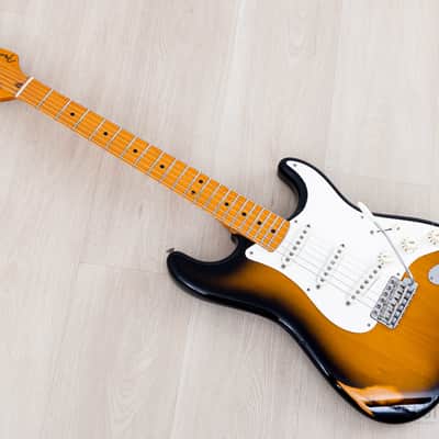 1983 Fender Fullerton American Vintage ‘57 Stratocaster Sunburst w/ Case, Hangtags image 12
