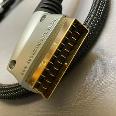 ✅Liaison MONSTER CABLE Peritel/Scart - S Vidéo + RCA longueur 1M Etat neuf image 3