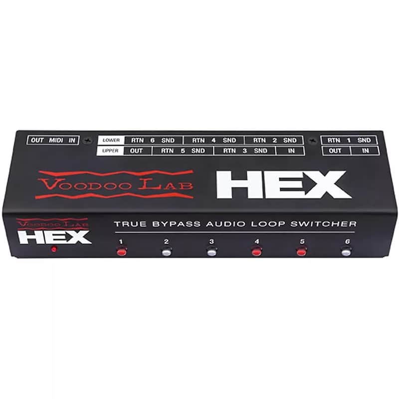 Voodoo Lab HEX MIDI Controlled Audio Loop Switcher image 1