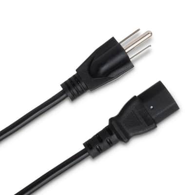 HOSA PWC-148 Power Cord, 18 AWG, IEC C13 To NEMA 5-15P image 1