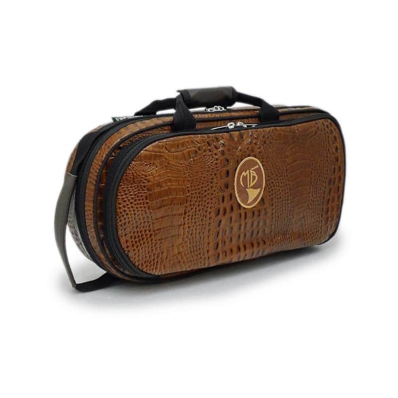 MB Marcus Bonna / MBCR (Crocodile-patterned leather) Case for Single Short Cornet image 1