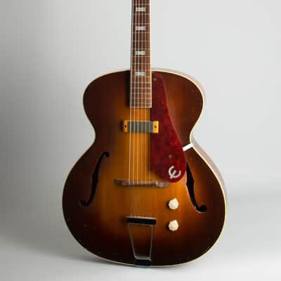 Epiphone  Zephyr Arch Top Hollow Body Electric Guitar (1949), ser. #25768, black tolex hard shell case. image 1