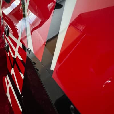 EVH WOLFGANG LIMITED EDITION 2015 - Red - Black - White Striped Eddie Van Halen Custom shop image 13