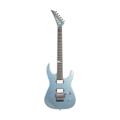 2021 Jackson MJ Series Dinky DKR Electric Guitar, Ebony FB, Ice Blue Metallic, JFJ210XXXX image 1