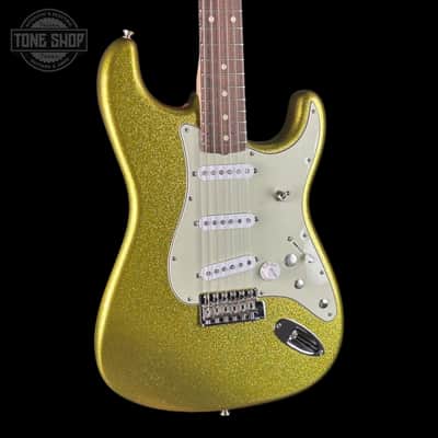 Used 2022 Fender Custom Shop Dick Dale Strat NOS Chartreuse Sparkle w/Case TSU24175 image 3