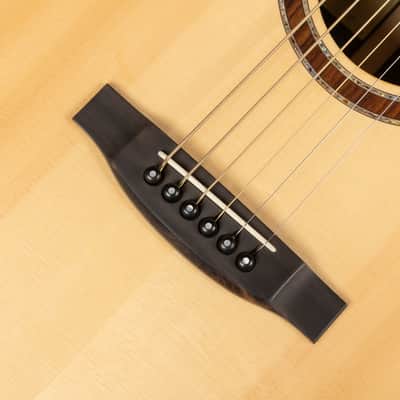 2012 Lakewood Deluxe Series J-32 Baritone - Natural High Gloss | German Custom Jumbo Baritone Acoustic Guitar 48mm Nut Width L.R. Baggs Anthem Pickup | CoA OHSC image 22