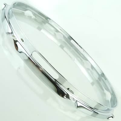 Ludwig 14"8Lug Snare Drum Resonant 1.6mm Rim/Hoop Chrome Rounded Gates Jazz Fest image 4