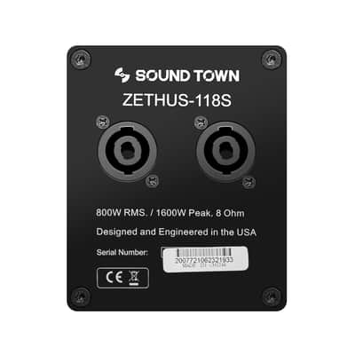 ZETHUS-118S210X4 | ZETHUS Series Line Array Speaker System w/ 1 x 18" Subwoofer, 4 x Dual 10” Loudspeaker, Black for Live Sound, Clubs, Bars, Churches and Schools image 7