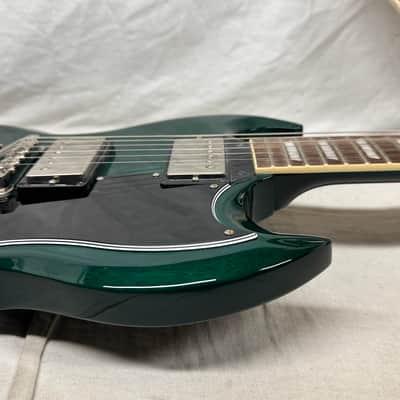 Gibson SG6100TLNH1 SG Standard '61 1961 Reissue Guitar with Case 2024 - Translucent Teal image 16