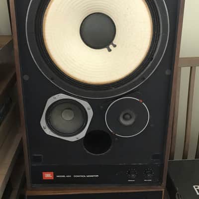 JBL 4311 Studio Monitors  1970's Walnut /blue image 4