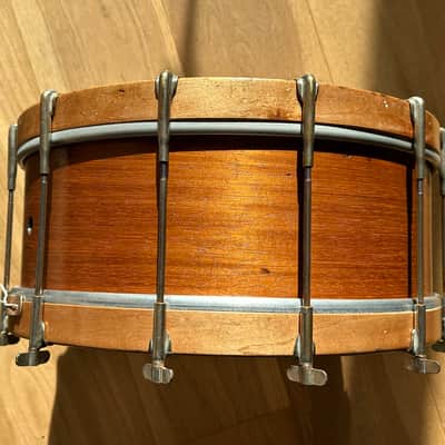 Leedy Single Tension 1-ply Solid Mahogany 1910's - Clear Nitro Lacquer image 3
