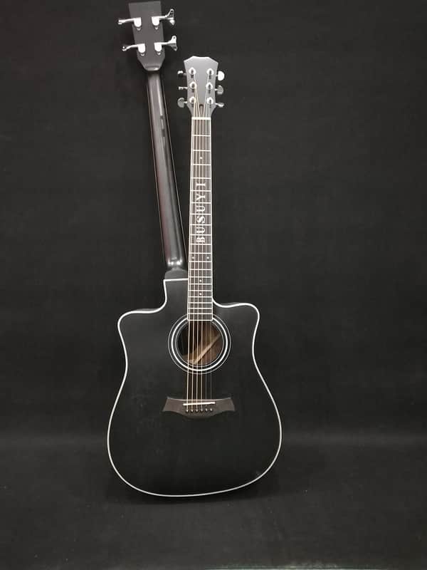 Busuyi Guitar 4 String Bass 6 String Lead Acoustic, Travel Acoustic Guitar with Hard Case image 1