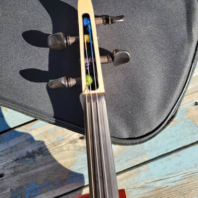 EVL 4 string electric violin Custom Quartet series 2021 - Red image 5