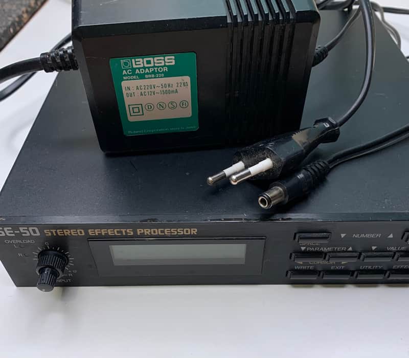 Boss SE-50 Stereo Effects Processor 1990 - 1993 - Black image 1