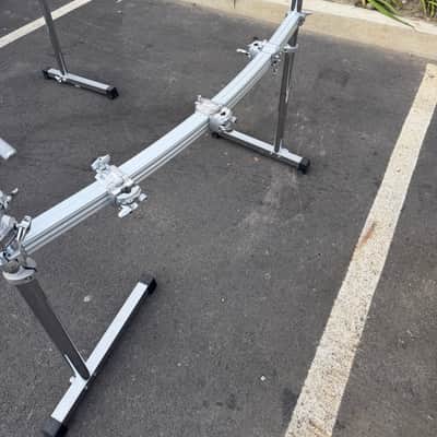 Pearl DR513C ICON Curved 3-Sided Drum Rack 2010s - Chrome image 3