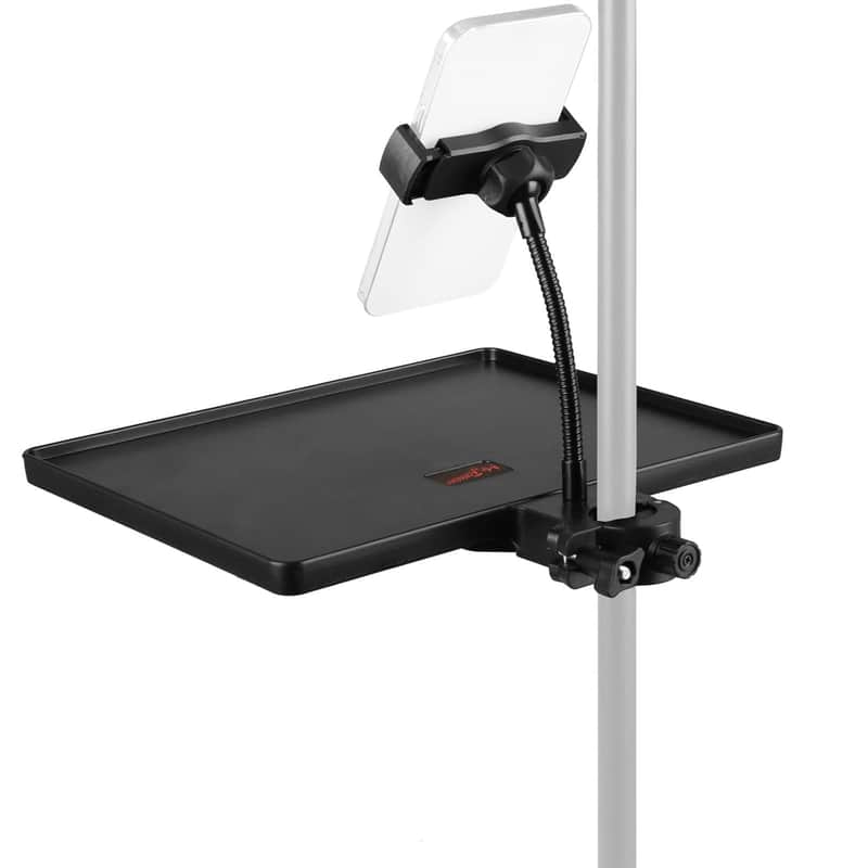 2025 Unbranded ?Mic Stand Plastic Tray with Phone Holder 2025