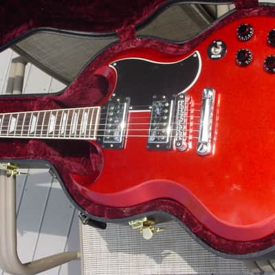 Gibson 2018 Custom Shop SG Standard Red Sparkle image 1