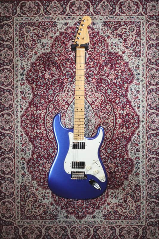 Fender American Standard Stratocaster HH with Maple Fretboard 2014 - Ocean Blue Metallic image 1