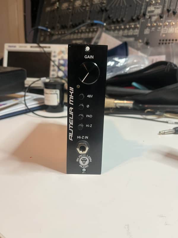Black Lion Audio Auteur MKII 500 Series Mic Preamp Module 2010s - Black