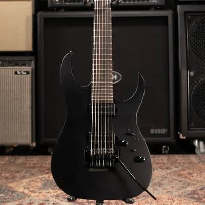Ibanez RGRB720 Iron Label 7-String Electric Guitar - Black image 3