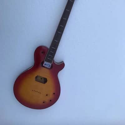 Sunburst Finish Les Paul Style Guitar Body with Mahogany Neck and Rosewood Fingerboard image 2
